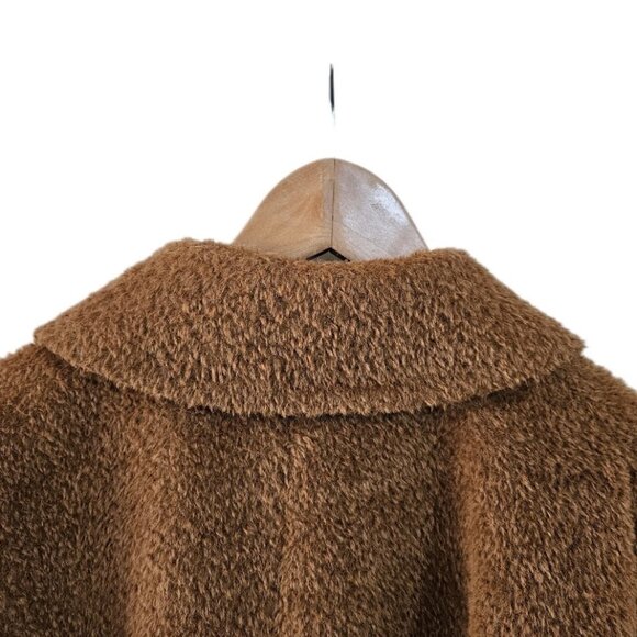 Eileen Fisher Suri Alpaca Wool Notch Collar Jacket Dark Clay L - Picture 9 of 16